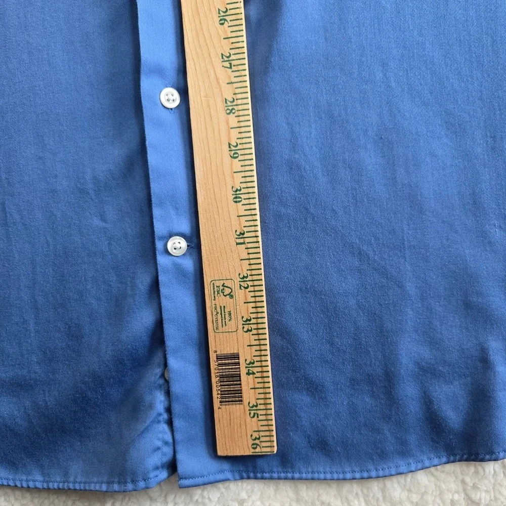 SYNRGY Non-Iron Long Sleeve 3XL Button Down Mens‎ Dress Shirt 19 37/38 Classic